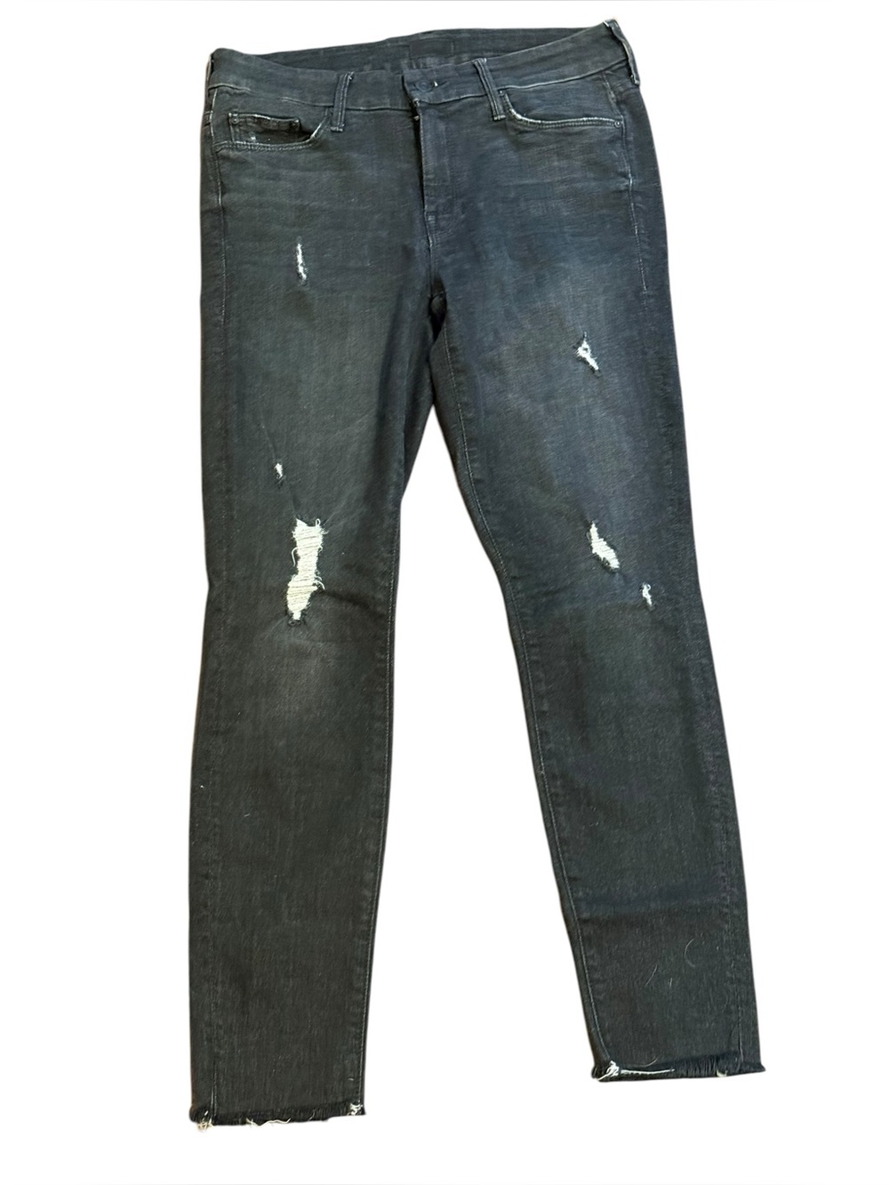 Mother Faded Distressed Jeans Size 28
